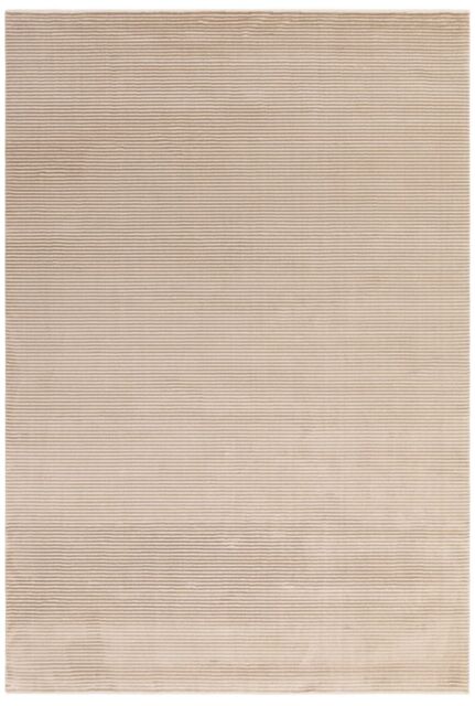 The Rug Shop UK Beige Modern Plain Striped Easy To Clean Area Rug - Size: 200 cm x 290 cm - image 1