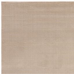The Rug Shop UK Beige Modern Plain Striped Easy To Clean Area Rug - Size: 200 cm x 290 cm - thumbnail 4