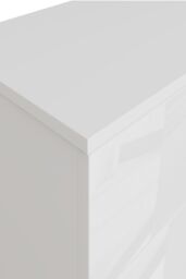 FWStyle Chilton White Gloss 5 Drawer Chest (H) 100cm (W) 70cm (D) 40cm - thumbnail 5