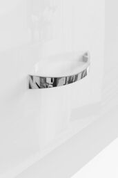 FWStyle Chilton White Gloss 5 Drawer Chest (H) 100cm (W) 70cm (D) 40cm - thumbnail 3