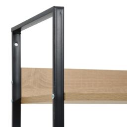 Berkfield Home 3-Layer Book Shelf Oak 60x27.6x90.5 cm Engineered Wood in Brown - thumbnail 5