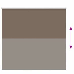 Berkfield Home Roller Blind Blackout Coffee 165x130 cm Fabric Width 161.6 cm Polyester in Brown - thumbnail 5