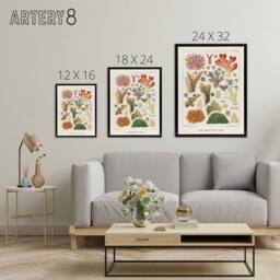 "Artery8 Great Barrier Reef of Australia Corals Kent Framed Canvas Wall Art in White - Size: W12"" x H16""" - thumbnail 4