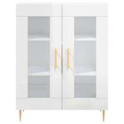 Berkfield Home Sideboard High Gloss White 69.5x34x90 cm Engineered Wood - thumbnail 5
