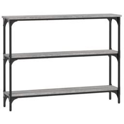 Console Table Grey Sonoma 100x22.5x75 cm Engineered Wood - thumbnail 3