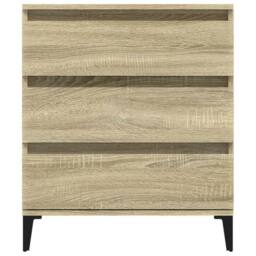 Berkfield Home Sideboard Sonoma Oak 60x35x70 cm Engineered Wood in Light Tan - Size: 60 x 35 x 70 cm - thumbnail 5