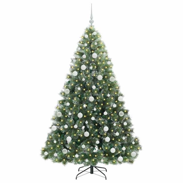 Berkfield Home Realistic Artificial Christmas Tree with 300 LEDs Green 180 cm PE - image 1