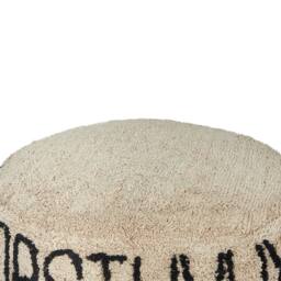 Wyld and Coco Alphabet Floor Cushion 60 x 60 cm Beige Cotton - thumbnail 3