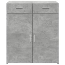 Berkfield Home Sideboard Concrete Grey 80x42.5x93 cm Engineered Wood - thumbnail 4