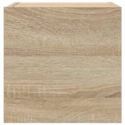 Berkfield Home Wall Mounted TV Cabinet Sonoma Oak 30.5x30x30 cm in Light Tan - thumbnail 4