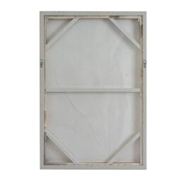 Wyld Haus Arachova Brown Patchwork Hand Painted Framed Canvas - thumbnail 8