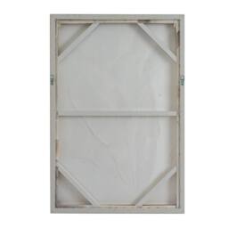 Wyld Haus Arachova Brown Patchwork Hand Painted Framed Canvas - thumbnail 7
