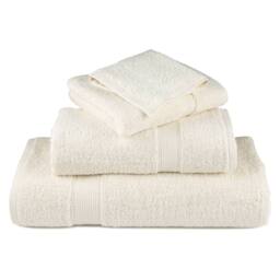 Berkfield Home Premium Shower Towels SOLUND 4 pcs Cream 70x140 cm 600 gsm - thumbnail 4