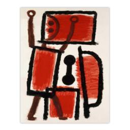 Artery8 Paul Klee Framed Wall Art Print Locksmith Playful Abstract Painting in White - Size: A3 - thumbnail 3