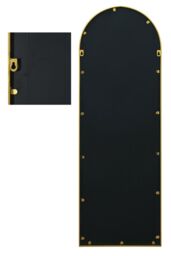 "MirrorOutlet Gold Metal Framed Arched Garden Wall Mirror 47"" X 16"" (120CM X 40CM) - Size: 1 Pack" - thumbnail 5