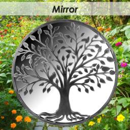 VFM e-Store Mirror for Garden 50cm x 50cm Grey X 1 - Size: 50 cm x 50 cm - thumbnail 3