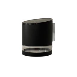 CGC Lighting 'Freddie' Black Solar Modern Outdoor Wall Lamp - thumbnail 3
