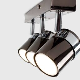 ValueLights Rosie Spotlight Pair of 3 Way Black Ceiling Bar Spotlight - thumbnail 3
