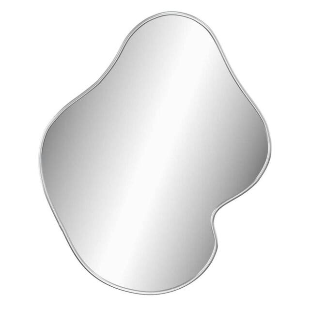 Berkfield Home Wall Mirror Silver 60x50 cm - image 1