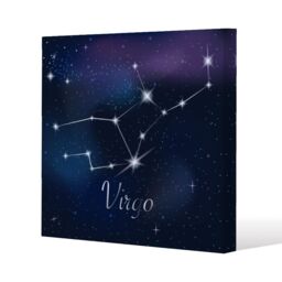Benjamin Tate Design Zodiac sign virgo (canvas) / 61 x 61 x 4cm in Natural - Size: 61 x 61 x 4 cm - thumbnail 1