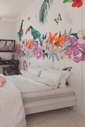 Origin Murals Birds of Paradise Wall Mural - Size: W350 cm x H280 cm - thumbnail 1