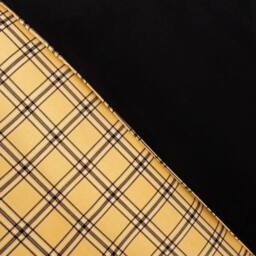 Pamposh Premium Checkered Duvet Cover Set in Yellow - Size: Double - thumbnail 6