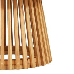 Berkfield Home Garden Coffee Table √ò70x40 cm Solid Wood Teak in Brown - Size: 70x40 cm - thumbnail 6