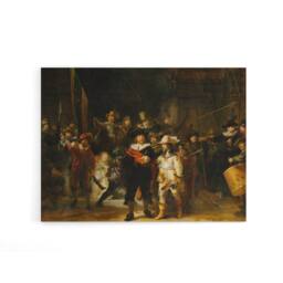 "Artery8 Rembrandt The Night Watch Scene Canvas Wall Art Print - Size: W18"" x H24""" - thumbnail 1