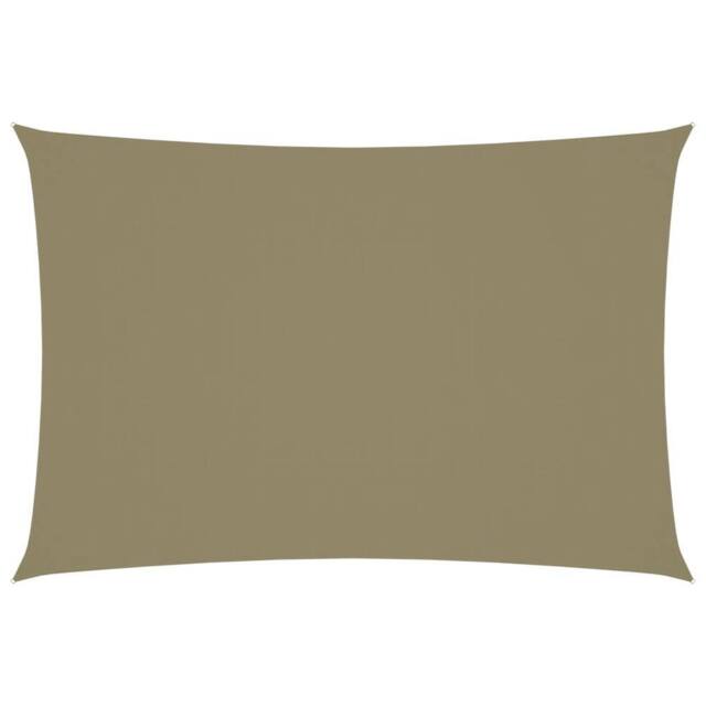 Berkfield Home Sunshade Sail Oxford Fabric Rectangular 3x5 m Beige - image 1
