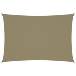 Berkfield Home Sunshade Sail Oxford Fabric Rectangular 3x5 m Beige - thumbnail 1