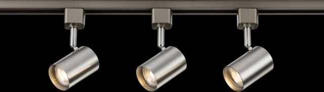 Netlighting TRKSP8 1 Metre Tracklight Kit Brushed Chrome 230V IP20 3x40W in Grey - image 1