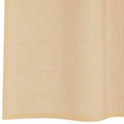 Berkfield Home Voile Curtains with Rod Pockets 2 pcs Sand in Brown - thumbnail 6