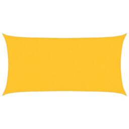 Berkfield Home Sunshade Sail 160 g/m¬≤ Yellow 2.5x4.5 m HDPE - thumbnail 2