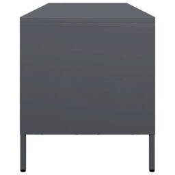 Berkfield Home TV Cabinet Anthracite 135x39x43.5 cm Cold-rolled Steel - thumbnail 6