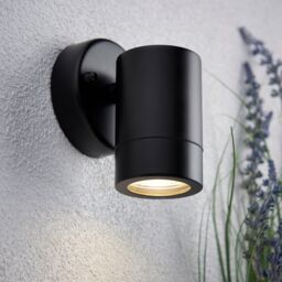 Loops 4 PACK Dimmable Outdoor IP44 Downlight - 7W GU10 LED - Matt Black & Glass - thumbnail 4
