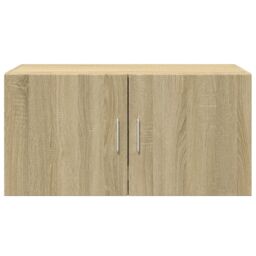 Berkfield Home Wall Cabinet Sonoma Oak 80x42.5x40 cm Engineered Wood in Brown - thumbnail 4