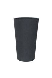 KDMD Charcoal Black Aged Effect Tall Plastic Planter 76cm - thumbnail 1