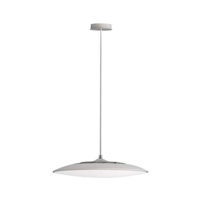 Netlighting Slim LED Pendant 25cm Round 16W LED 4000K 1440lm White 3yrs Warranty - image 1