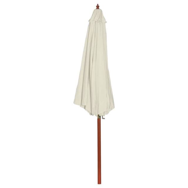 Berkfield Home Parasol 300x258 cm Sand White in Off-White - image 1