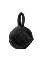 Furn Knot Entwined Velvet Novelty Door Stop in Black - thumbnail 1