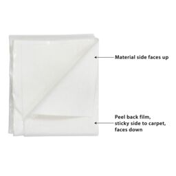 JVL Rug Safe Carpet Gripper for Carpet Floors 60 x 90cm in White - Size: 60 cm x 100 cm - thumbnail 6