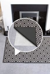 JVL Rug Safe Carpet Gripper for Carpet Floors 60 x 90cm in White - Size: 60 cm x 100 cm - thumbnail 5