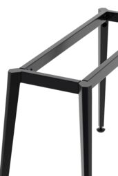 Living and Home Metal Desk Frame Black Desk Base w/ Adjustable Plastic Table Foot Protectors for Home, Kitchen, DIY Dining Table, 110cm W x 50cm D x - thumbnail 5