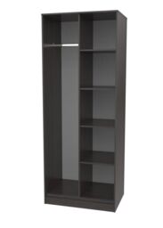 Ready Assembled 2 U Madrid Open Wardrobe (Ready Assembled) in Black - thumbnail 2