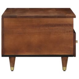 Berkfield Home Coffee Table 80x54x40 cm Solid Wood Mango in Brown - Size: 80 x 54 x 40 cm - thumbnail 4