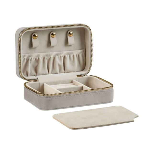 Bagbase Women's Travel Velvet Jewellery Box in Grey - image 1