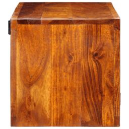Berkfield Home Wall-mounted TV Cabinet Multicolour 90x30x30 Solid Wood Acacia - thumbnail 6
