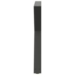Berkfield Home Dining Table Legs 2 pcs Anthracite 80x(72-73.3) cm Steel in Dark Grey - thumbnail 6