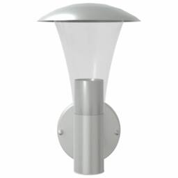 Berkfield Home Outdoor Wall Lights 2pcs Silver Stainless Steel - thumbnail 4