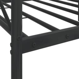 Berkfield Home Day Bed without Mattress Black 75x190 cm Steel - thumbnail 9